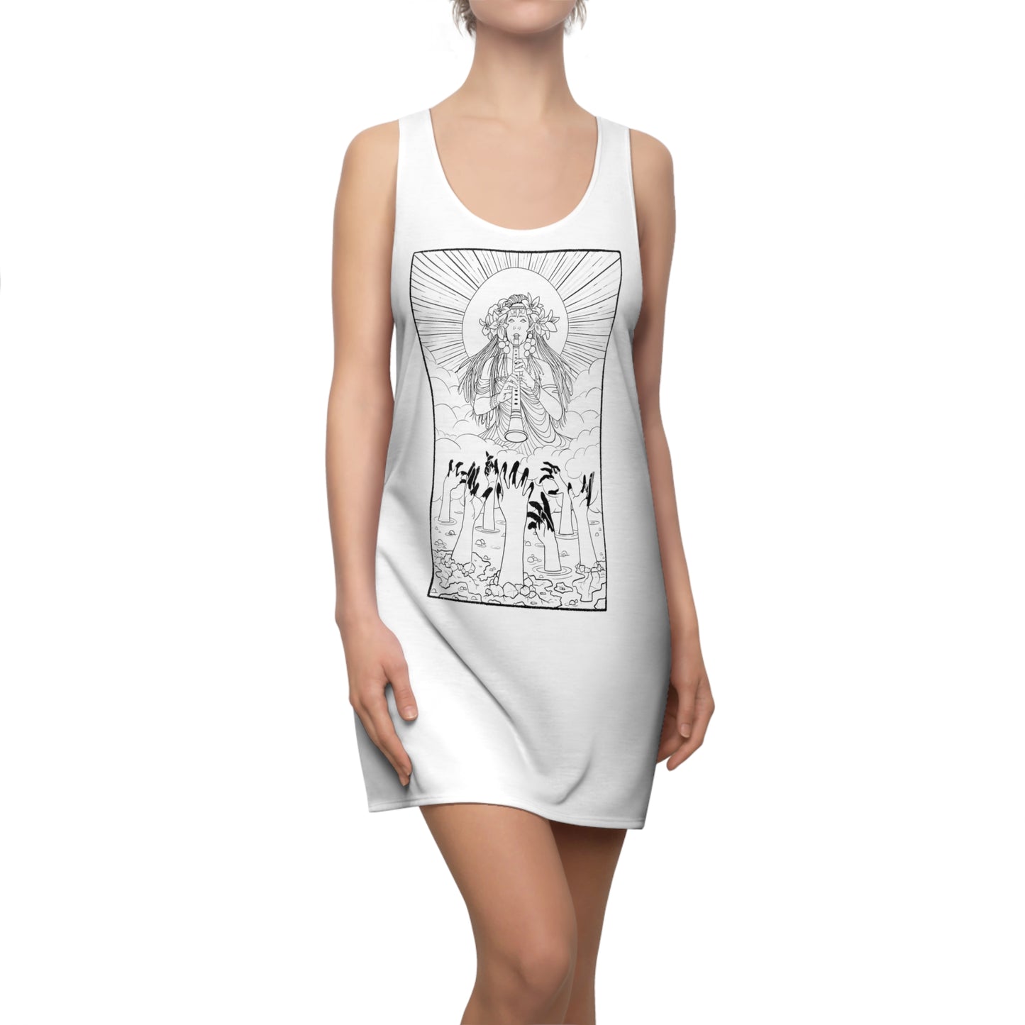 :: Judgement :: Racerback Dress (white)